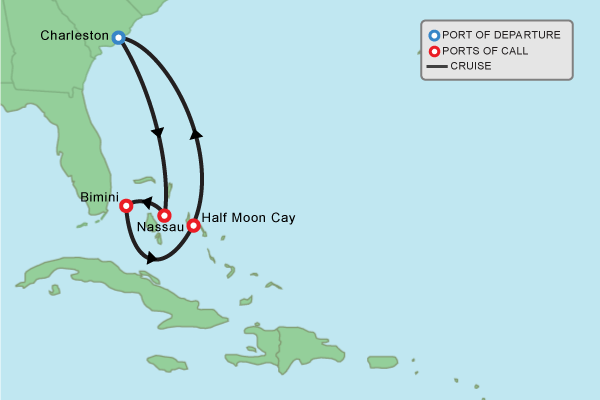 6 Night Bahamas From Charleston South Carolina Carnival Sunshine